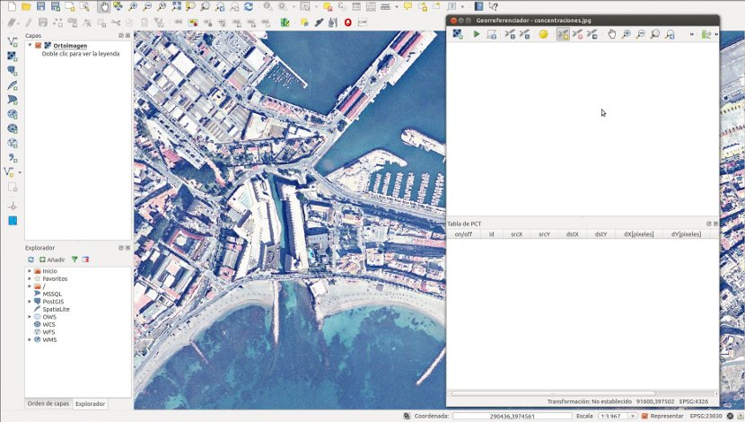 QGIS con georreferenciador