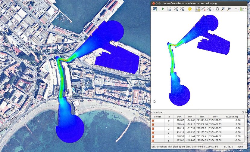 QGIS con imagen georreferenciada